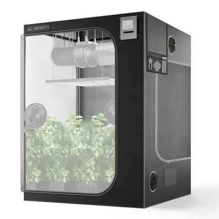 AC Infinity CLOUDLAB 866 Advance Grow Tent  60”x60”x80” Thickest 1 in. Poles  Highest Density 2000D Diamond Mylar Canvas  5x5 for Hydroponics Indoor Growing