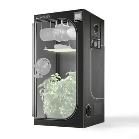 AC Infinity CLOUDLAB 733 Advance Grow Tent  36”x36”x72” Thickest 1 in. Poles  Highest Density 2000D Diamond Mylar Canvas  3x3 for Hydroponics Indoor Growing