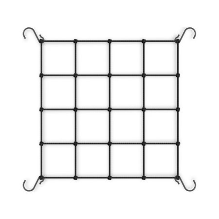 AC Infinity Grow Tent Trellis Netting 2x2’  Heavy-Duty Elastic Plant Net with Steel Hooks  Flexible Hydroponics Scrog Support for Grow Tents  Gardening  and Horticulture