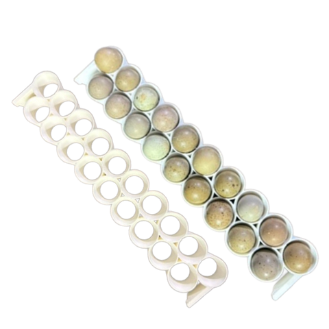 Standard and button quail egg rails for CT-series incubators