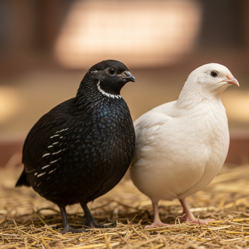 Load image into Gallery viewer, Black and White Edition Quail hatching eggs
