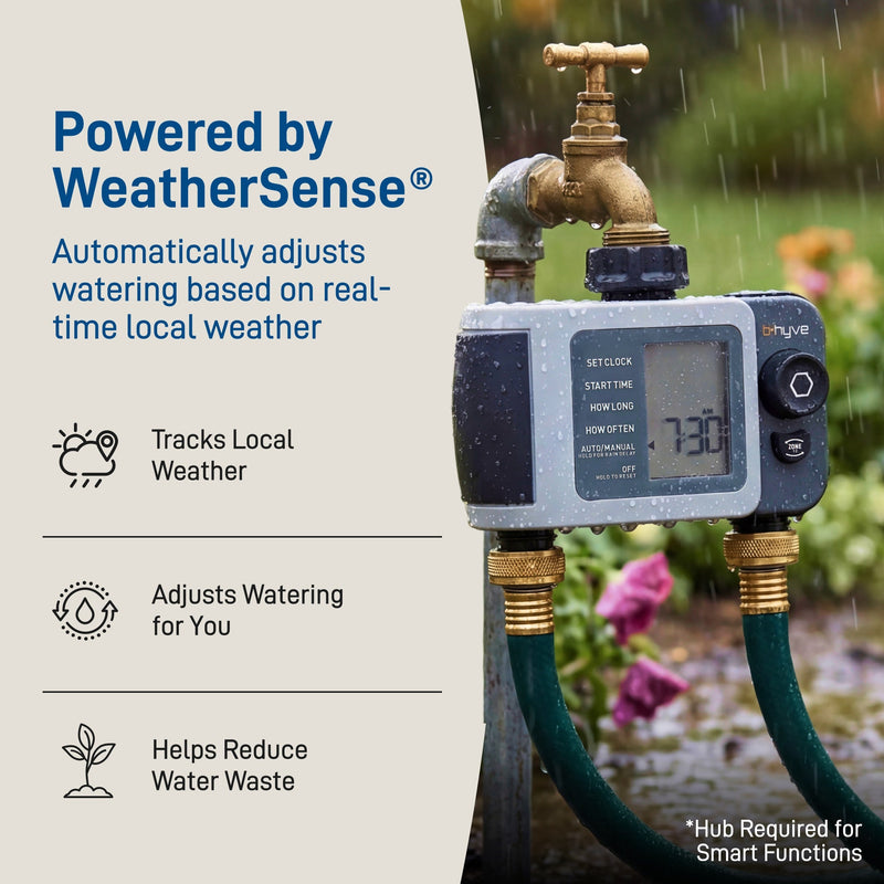 Load image into Gallery viewer, B-hyve XD 2-Outlet Bluetooth Hose Faucet Sprinkler Timer | 24632, additional product view 4
