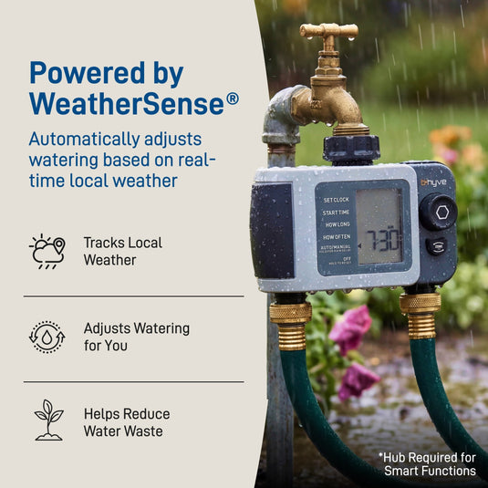 B-hyve XD 2-Outlet Bluetooth Hose Faucet Sprinkler Timer | 24632, additional product view 4