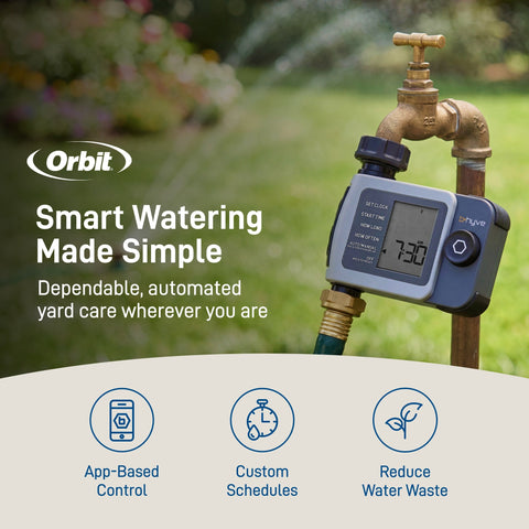 B-hyve XD 1-Outlet Smart Hose Faucet Sprinkler Timer with B-hyve Smart Gen 2 Hub | 24516, additional product view 2