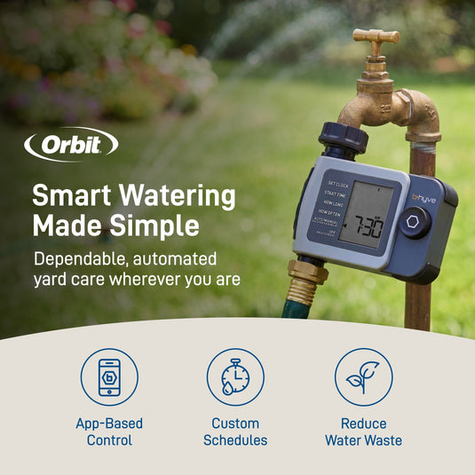B-hyve XD 1-Outlet Smart Hose Faucet Sprinkler Timer with B-hyve Smart Gen 2 Hub | 24516, additional product view 2