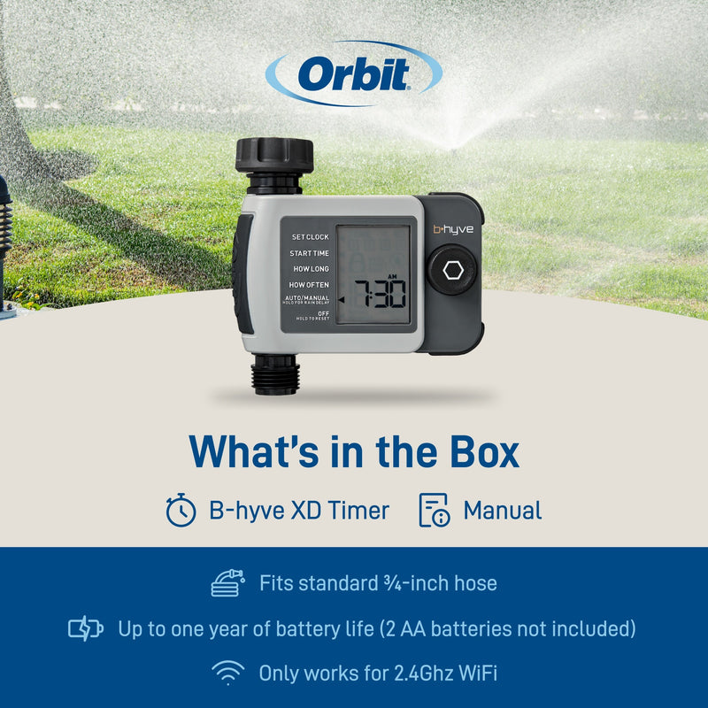 Load image into Gallery viewer, B-hyve XD 1-Outlet Bluetooth Hose Faucet Sprinkler Timer | 24511, additional product view 9
