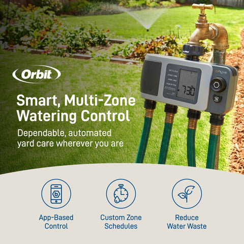 B-hyve XD 4-Outlet Smart Hose Faucet Sprinkler Timer with B-hyve Smart Gen 2 Hub | 24639, additional product view 2