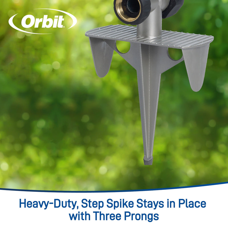 Load image into Gallery viewer, Brass Impact Sprinkler on Zinc Spike 56946
