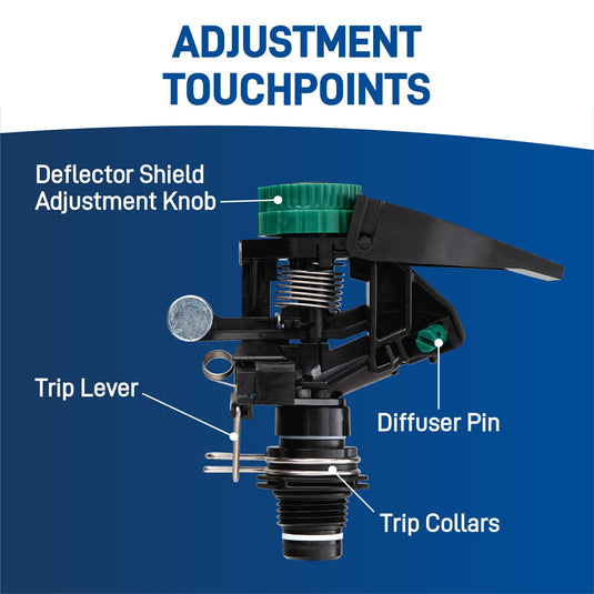 1/2 in. MPT Impact Sprinkler Head with Weighted Arm | 55024R