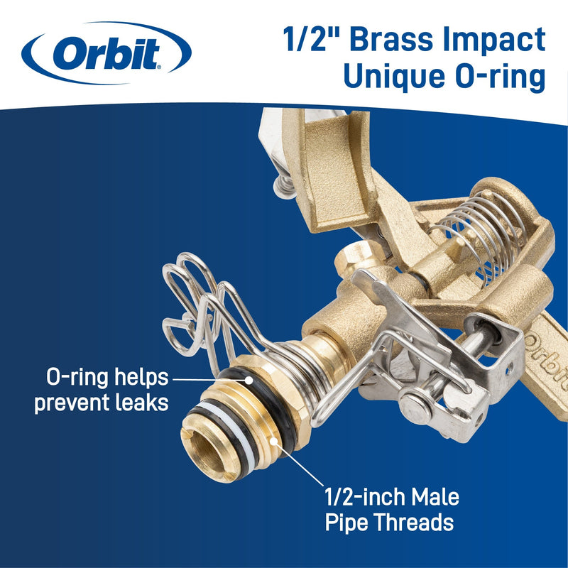 Load image into Gallery viewer, 1/2" Brass Impact Sprinkler Head | 55032
