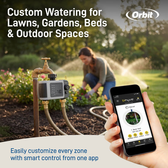 B-hyve XD 2-Outlet Smart Hose Faucet Sprinkler Timer with B-hyve Smart Gen 2 Hub | 24637, additional product view 9
