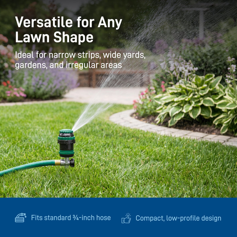 Load image into Gallery viewer, H2O-Six® Gear-Drive Sprinkler on Metal T Spike 58573
