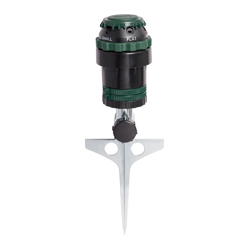Load image into Gallery viewer, Product image of Orbit Irrigation H2O-Six® Gear-Drive Sprinkler on Metal T Spike 58573
