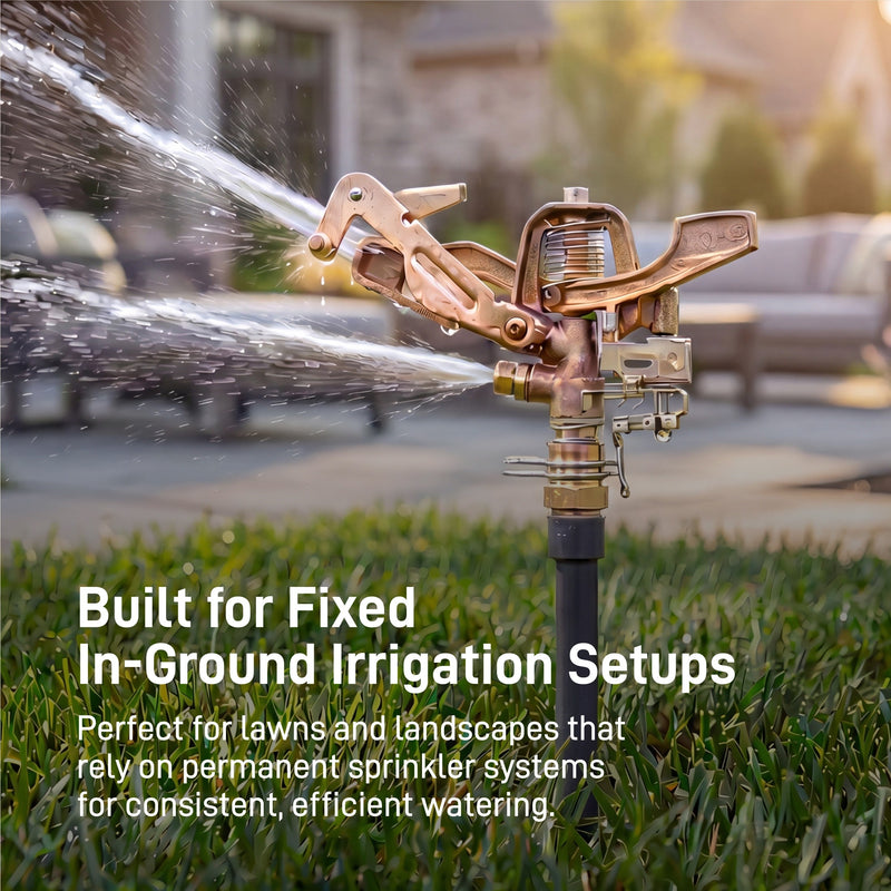 Load image into Gallery viewer, 3/4 in. MPT Brass Impact Sprinkler Head | 55016
