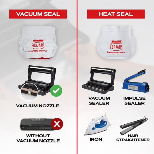 1 Gallon Mylar Bags — 50 Count   7.5 mil per side (≈15 mil total)