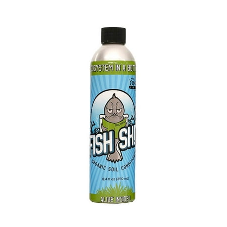Fish Shit organic soil conditioner bottle, 250 milliliters