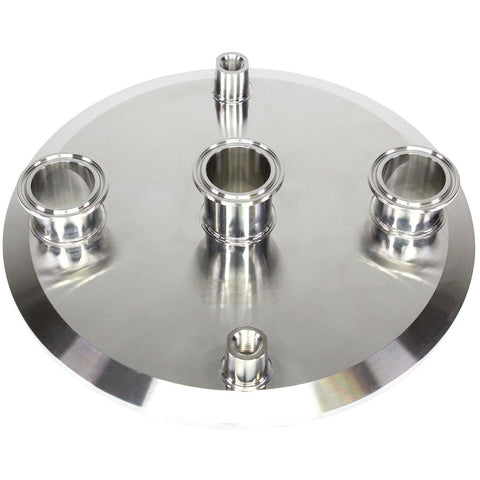 10in Tri-Clamp Endcap with FNPT Ports