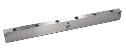 Block manifold with 8 half inch FNPT ports