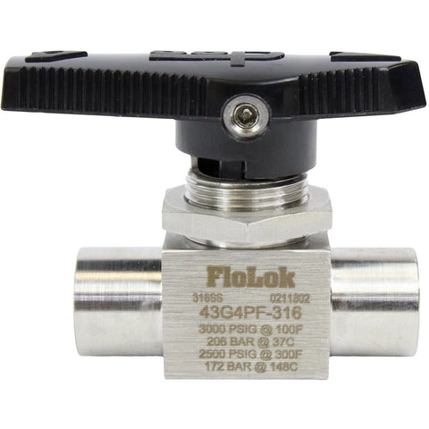 2-way ball valve, female NPT