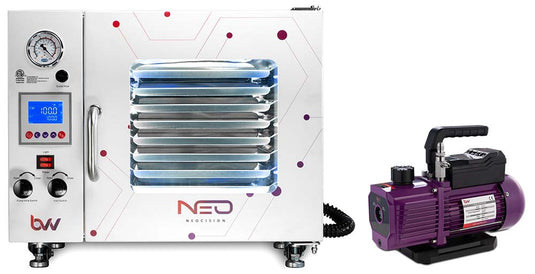 0.9CF Neocision Lab Certified Vacuum Oven + V4D 4CFM 2 Stage Pump Kit