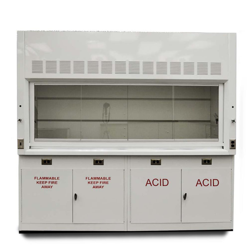 Load image into Gallery viewer, Fisher American 8′  Fume Hood w/ Acid Storage Cabinets
