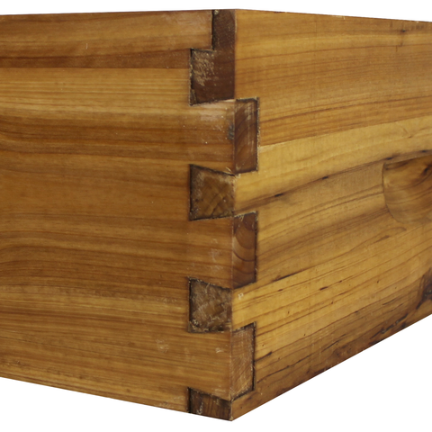 Medium super box, wood detail