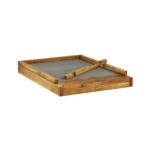 Hoover Hives 8-frame wax-coated screened bottom board, front