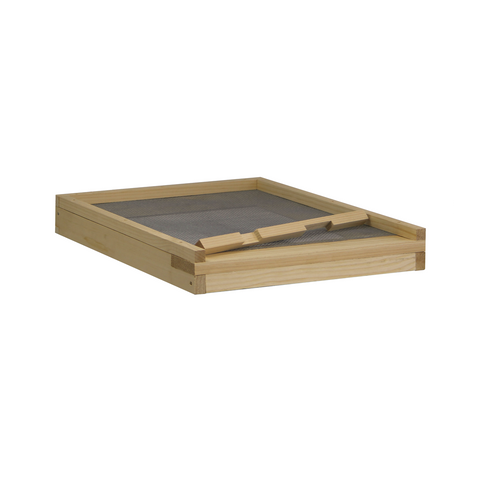 10-frame Amish-made screened bottom board, front