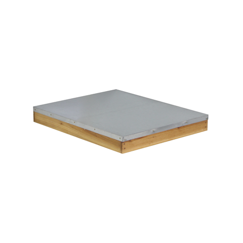 Hoover Hives 8-frame wax-coated telescoping top cover, front