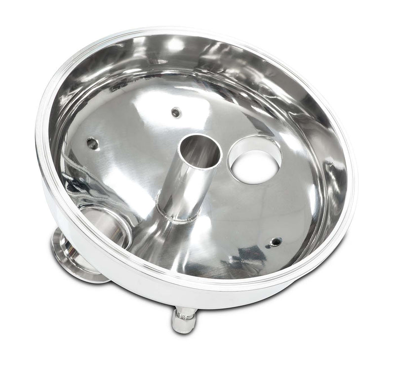 Load image into Gallery viewer, Compression 10" Tri-Clamp x (2) 2" Tri-Clamp x (1) 1.5" TriClamp x (2) 3/8" Compression x 1/4" Compression x 1/2" Compression Hemispherical Lid
