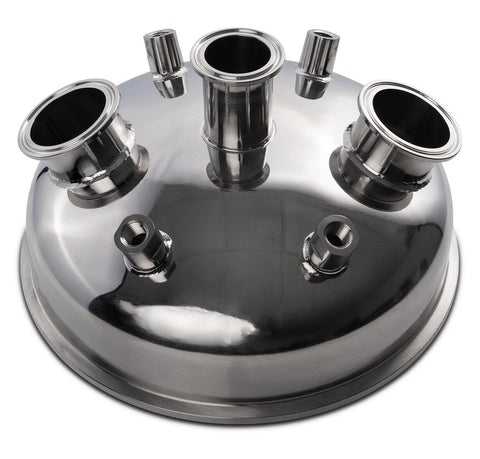 10 Inch Tri-Clamp Hemispherical Lid