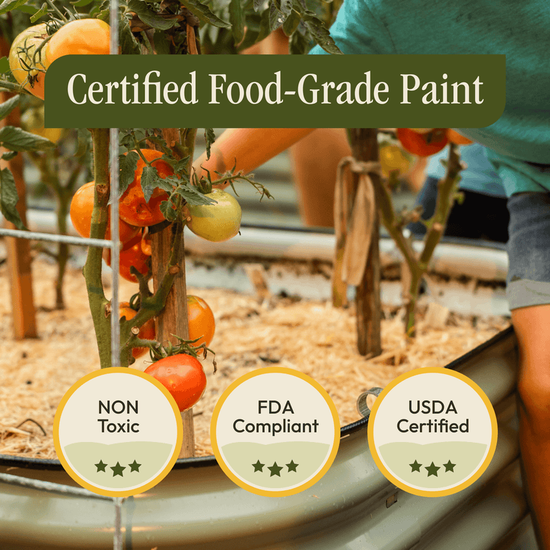 Load image into Gallery viewer, Gro-Rite "No Tools Needed" Premium Metal Raised Garden Bed Kit
