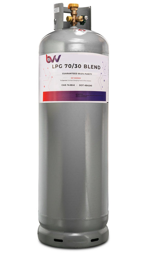 120LB DIPTUBE Tank High Purity USA 70/30% N-Butane/Propane Blend