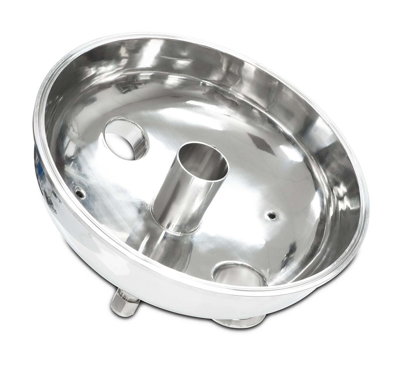 Load image into Gallery viewer, Compression 12" Tri-Clamp x (3) 2" Tri-Clamp x (2) 3/8" Compression x 1/4" Compression x 1/2" Compression Hemispherical Lid

