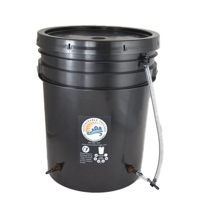 Load image into Gallery viewer, 5 Gallon Reservoirs - Deluxe w/ water level indicator -- for Blumat Systems
