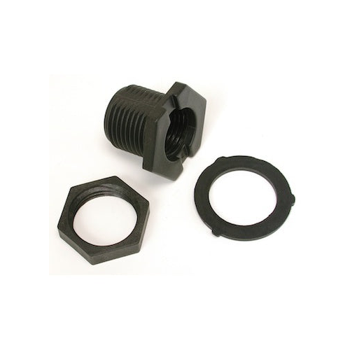 Bulkhead Fitting 3/4" male hose x 1/2" FPT