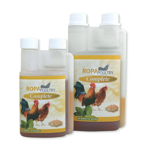 RopaPoultry oregano oil plus supplement bottle