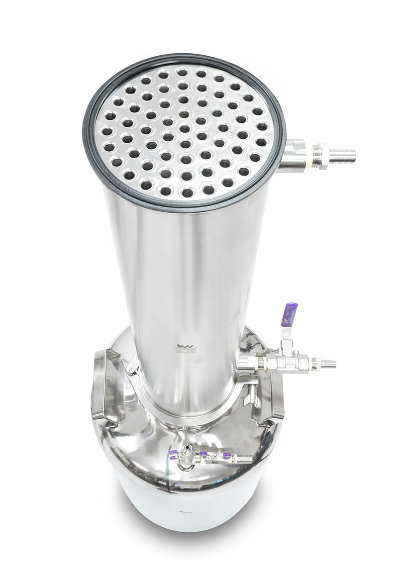 Load image into Gallery viewer, Jacketed Reactor with Motor and Collection Vessel
