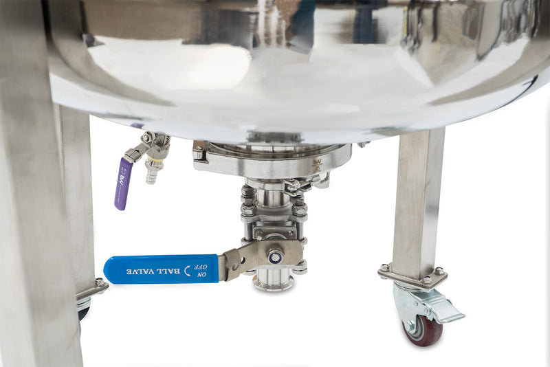 Load image into Gallery viewer, Jacketed Reactor with Motor and Collection Vessel
