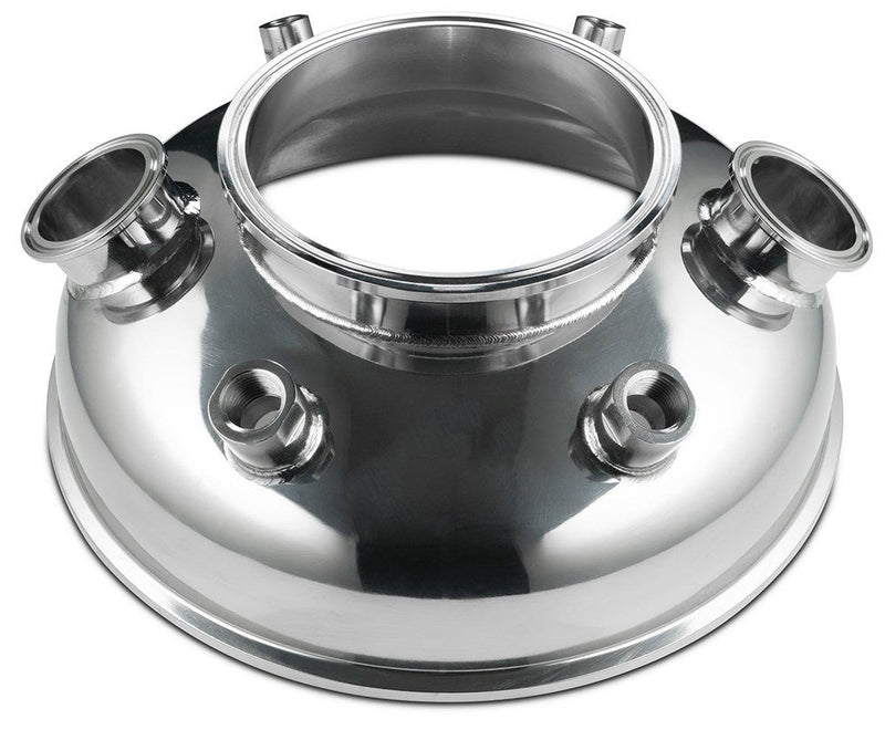 Load image into Gallery viewer, 12" Hemispherical Extractor Lid with 6" Triclamp Center
