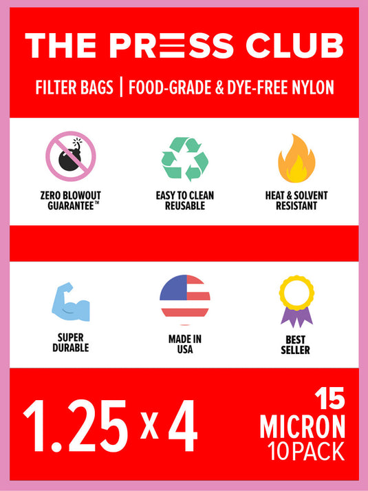 1.25" x 4" ROSIN BAGS