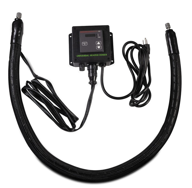 Load image into Gallery viewer, High Pressure Heated Stainless Steel Hose, 4FT JIC Fittings, up to 450°F
