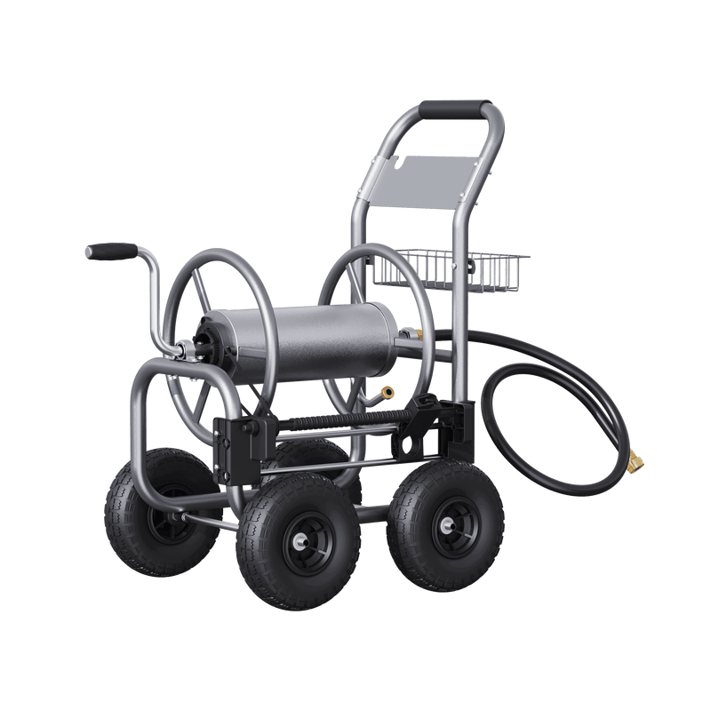 Load image into Gallery viewer, Garden Hose Reel Cart-4 Wheels-Heavy Duty
