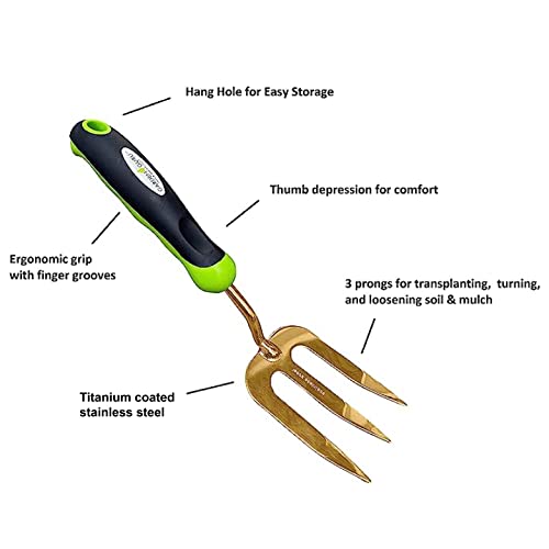 Titanium Hand Weeder Fork Tool