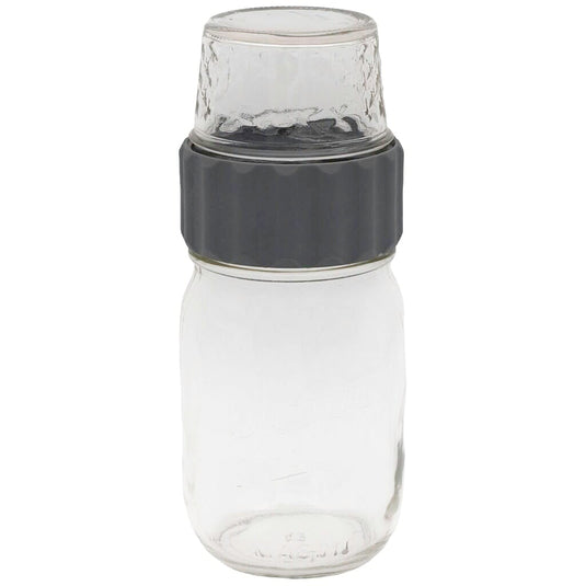 2-in-1 Lid to Connect Two Regular Mouth Mason Jars 2 Pack
