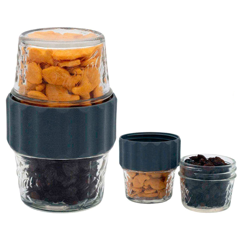 Load image into Gallery viewer, 2-in-1 Lid to Connect Two Regular Mouth Mason Jars 2 Pack
