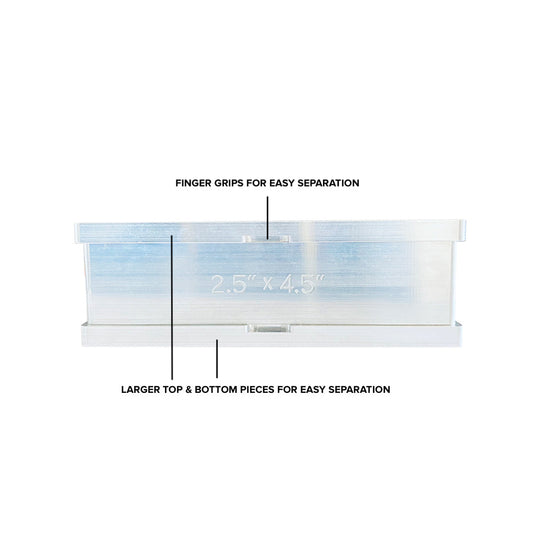 2.5" x 4.5" PRE PRESS MOLD