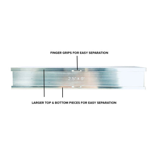 2.5" x 9" PRE PRESS MOLD