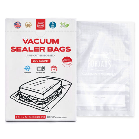 200 count 6x9 vacuum sealer bags