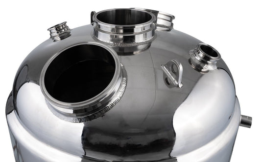 300L ASME Single Jacket Solvent Tank 350psi Max - Bare